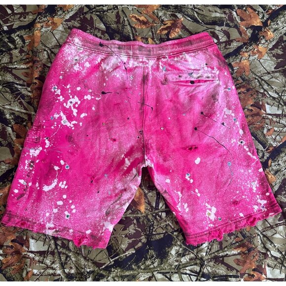 DRO Lab Custom 1/1 ART x  Stone Island Sweat Shorts - Picture 11 of 16